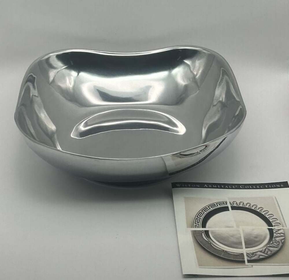 Wilton Armetale Medium Boston Square Bowl #109284 in Original Box